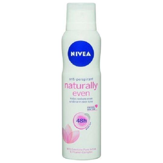 Nivea Naturally Even 48 Hour Deodorant Spray For Women 150ml