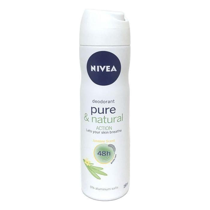 Nivea Nivea Deodorant Women Pure & Natural Action Jasmine Spray 150ml Deodorant Spray