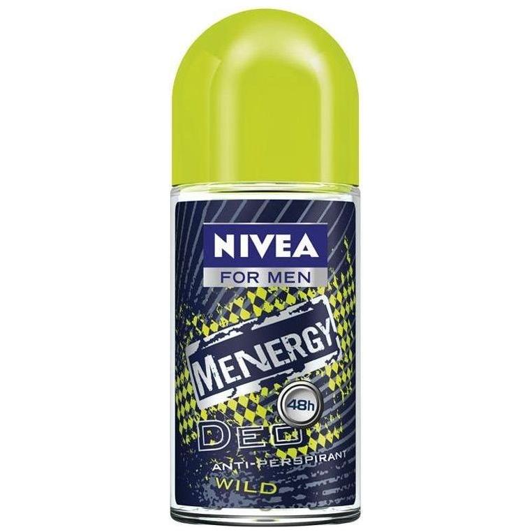 Nivea Nivea Deo Roll On Menergy Wild Men 50ml Deodorant