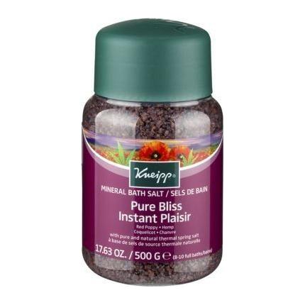 Kneipp Kneipp Pure Bliss Red Poppy and Mineral Bath Salt 17.6 Oz Bath Salt Dark Slate Gray