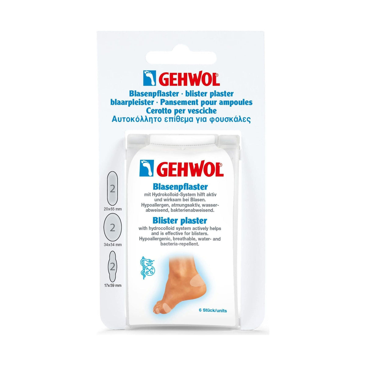 Plaster Toothpaste Gehwol Blister Plaster Assorted 6ct — Pasteur Pharmacy