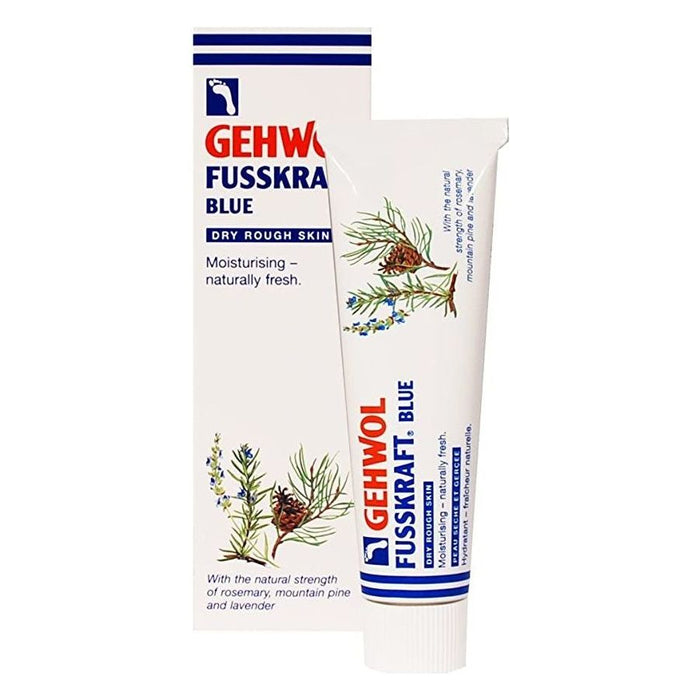 Gehwol Fusskraft Blue Foot Cream for Dry Rough Skin 2.6 oz