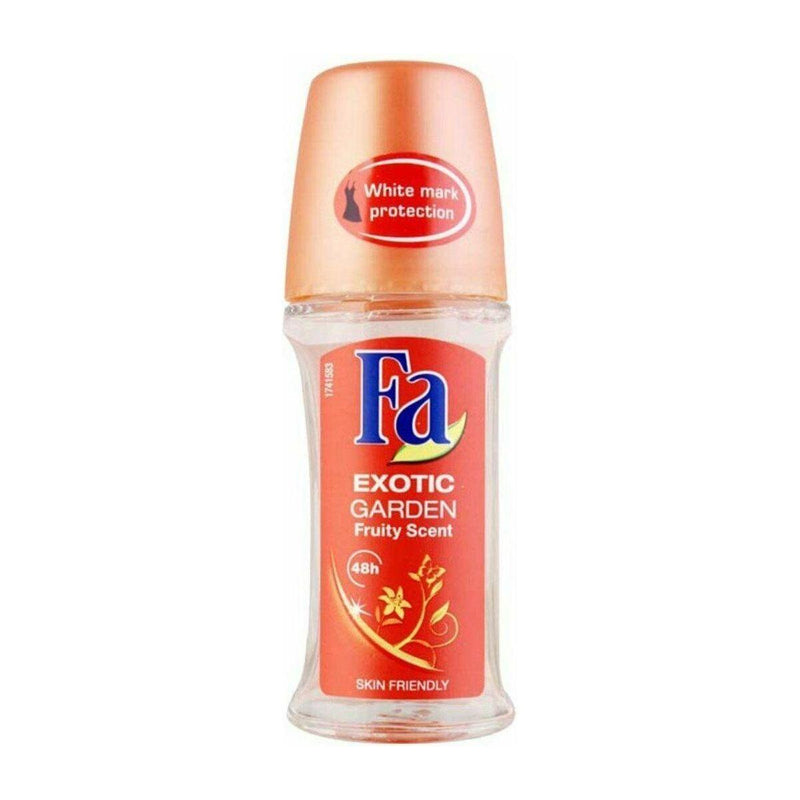 Fa Fa Deodorant Roll-On Exotic Garden Exotic Fragrance 1.7 oz Personal Care Wheat