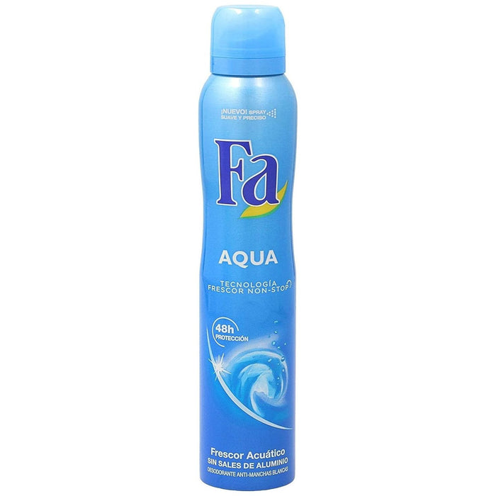Fa Deodorant Spray Aqua 48hr 6.75 Oz