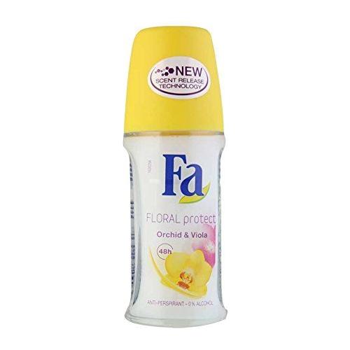Fa Floral Protect Orchid And Viola Anti Perspirant Deodorant Roll On 50ml