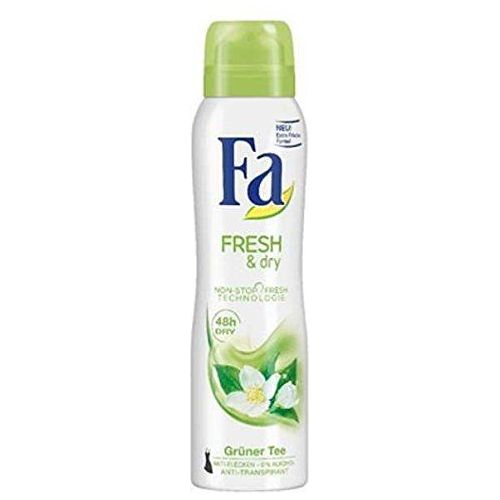 Fa Fresh & Dry Green Tea Antiperspirant Spray Deodorant 150 ml