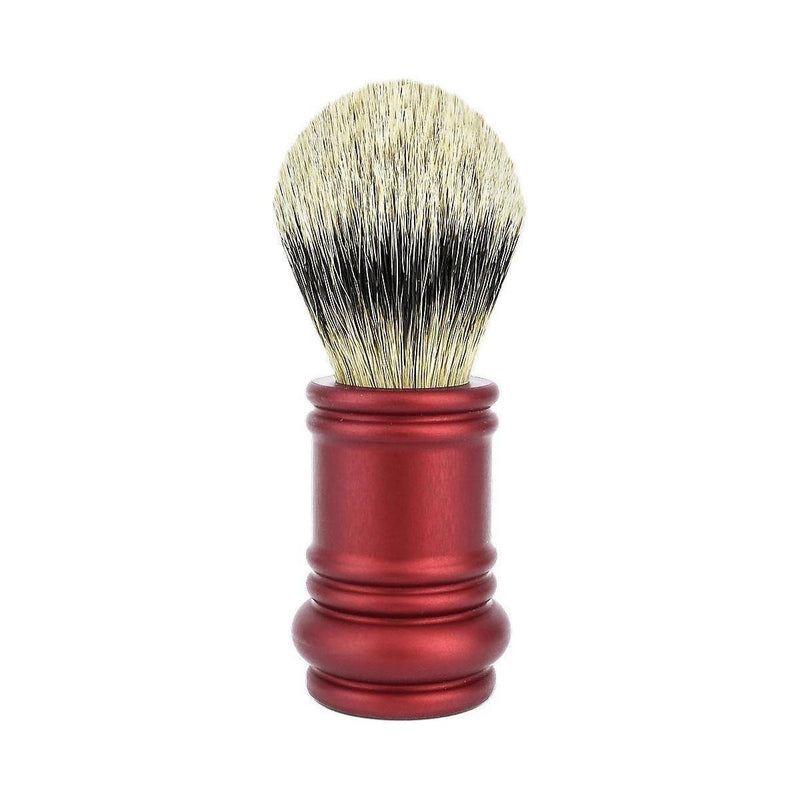 Merkur Merkur Matt Red Silver Tip Badger Brush (90 138 031) Shaving Brush