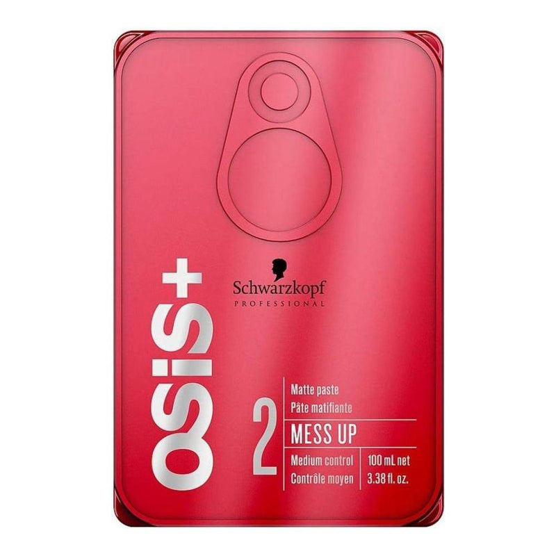 Schwarzkopf Schwarzkopf Osis+ 2 Matte Paste Mess Up 100ml Hair Styling Product Tomato