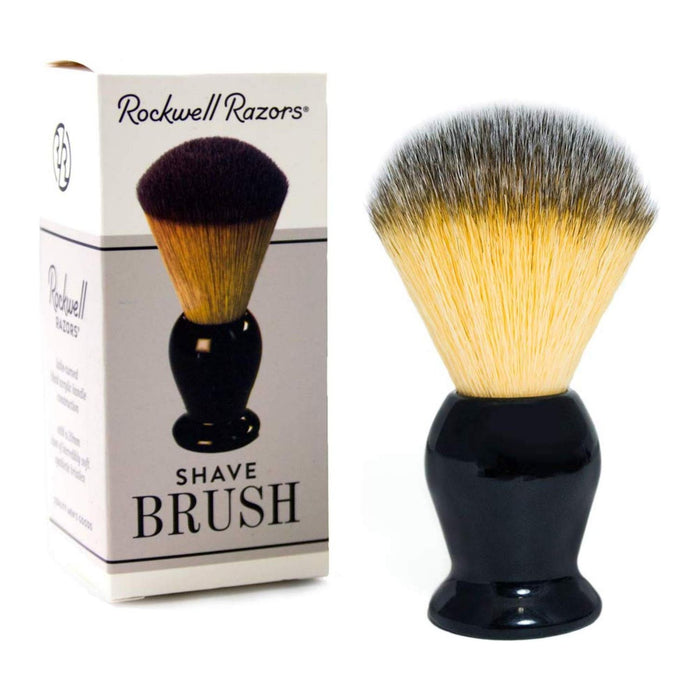 Rockwell Synthetic Shave Brush Black Acrylic