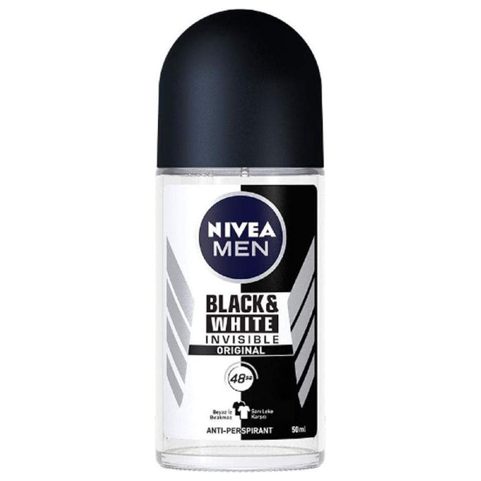 Nivea Men Invisible For Black & White 48hr Power Roll On Anti-perspirant 50ml