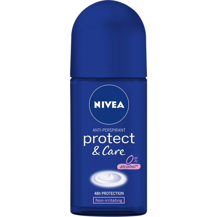 Nivea Protect & Care 48 Hour Antiperspirant Roll On For Men 50 Ml
