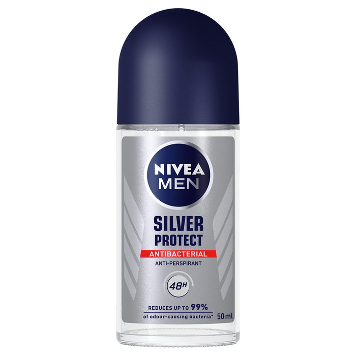 Nivea Men 48hr Silver Protect Anti-perspirant Roll On 50ml