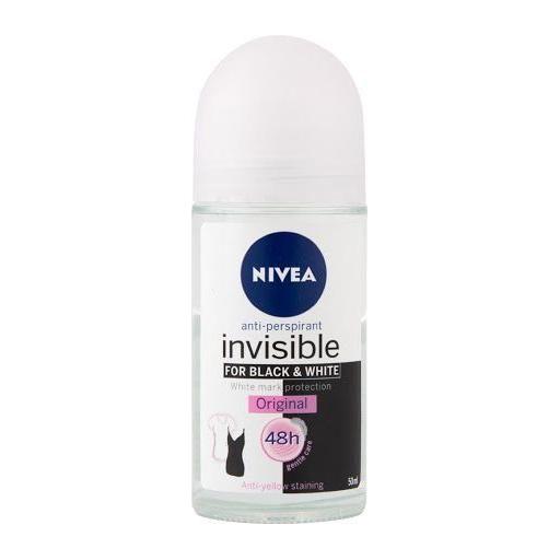 Nivea Nivea Invisible For Women Black & White Original Anti-perspirant Roll On 50ml Anti-Perspirant Roll On