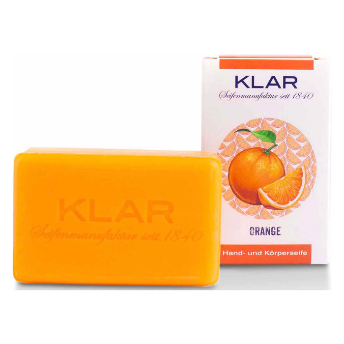 Klar's Orangeseife Soap Bar 100g