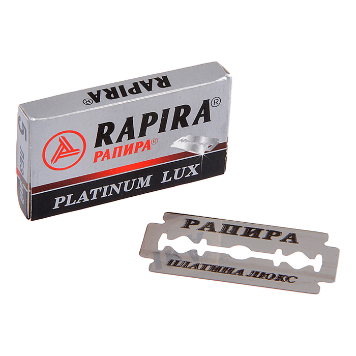 Rapira Platinum Lux Double Edge Blades 5 Blade Pack