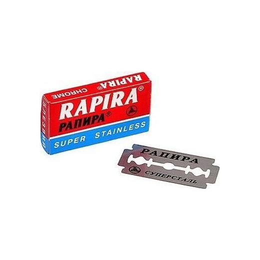 Rapira Rapira Chrome Stainless Double Edge Razor Blades - 5 Pack Razor Blades