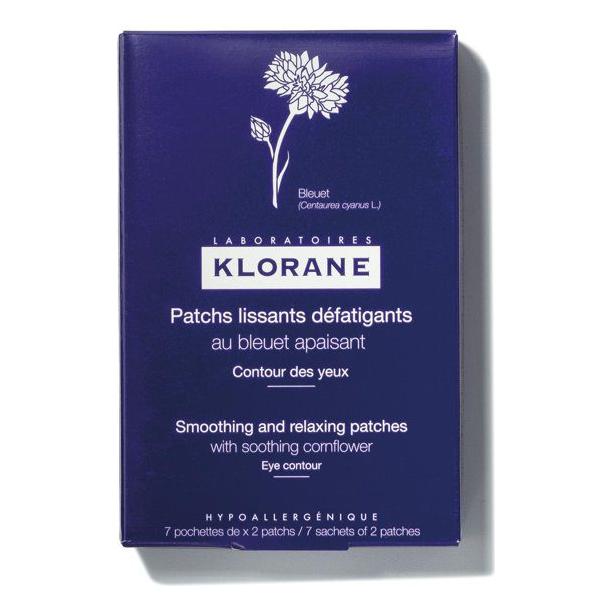 Klorane Smoothing and Relaxing Patches with Soothing Cornflower, 7 Ct