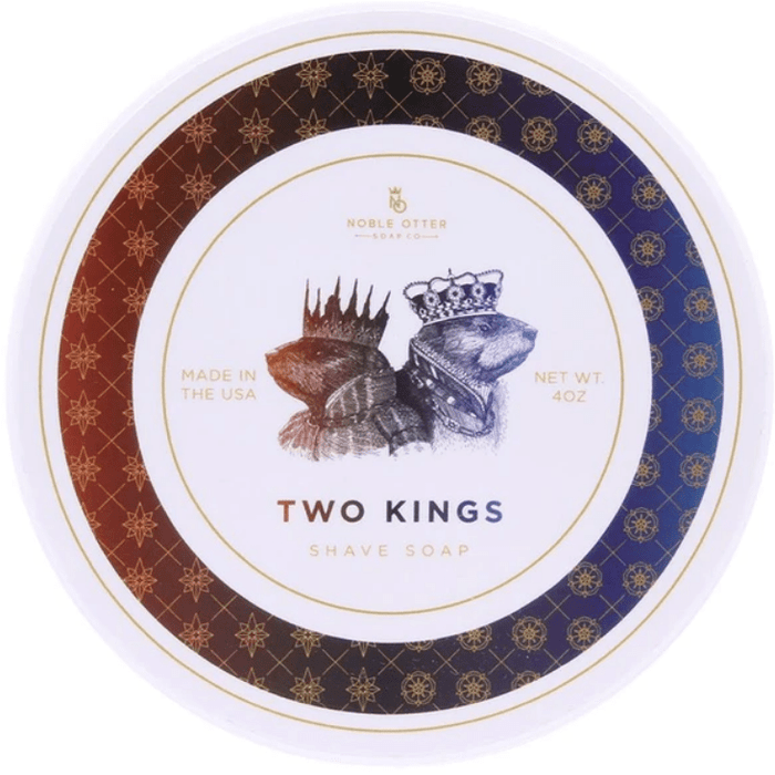 Noble Otter Soap Co. Two Kings Shave Soap 4 Oz