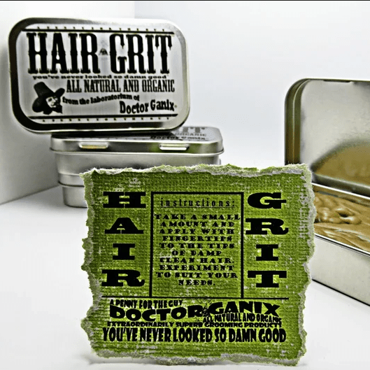 Doctor GaniX Hair Grit - All Natural and Organic - Hair Product - Pomade - Styling Wax- Mint Mahem Big Tin