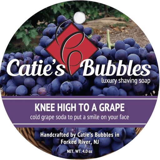 Catie's Bubbles Knee High to a Grape Shaving Soap 4 Oz