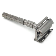 Parker Parker 22R Gunmetal Long Handle Butterfly Safety Razor Safety Razor