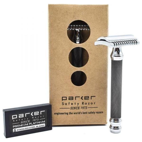 Parker Parker 26C Open Comb Graphite Handle Safety Razor Safety Razor