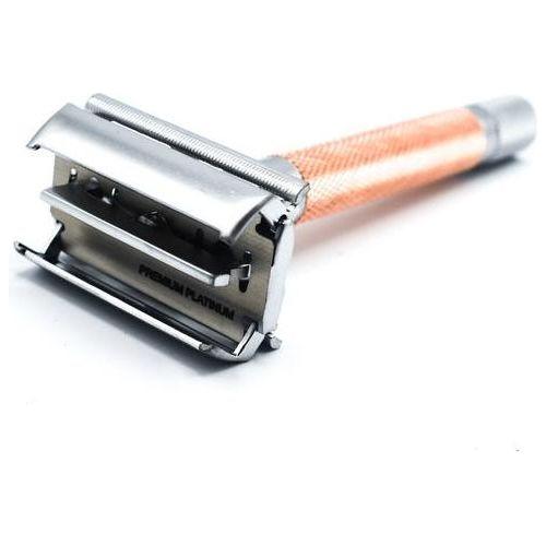 Parker Parker 74R RG Rose Gold & Satin Chrome Heavyweight Butterfly Open Safety Razor Safety Razor