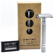 Parker Parker 74R SC Satin Chrome Heavyweight Butterfly Open Safety Razor Safety Razor