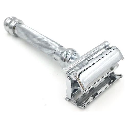 Parker 99R Chrome Super Heavyweight Long Handle Butterfly Safety Razor