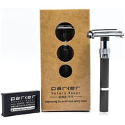Parker Parker 96R Long Handle Butterfly Safety Razor - Graphite Safety Razor