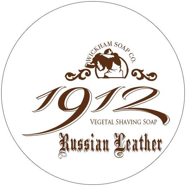 Wickham Soap Co. 1912 Russian Leather Vegetal Shaving Soap 140g