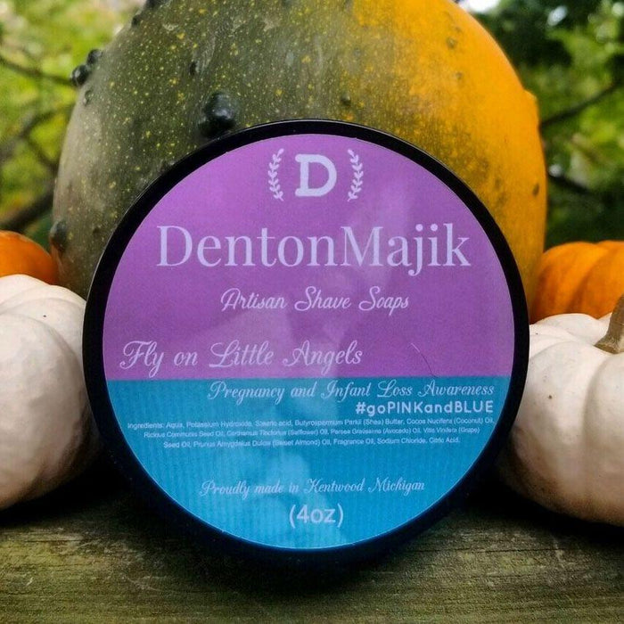 Denton Majik Fly on the Little Angels Shave Soap 4 Oz