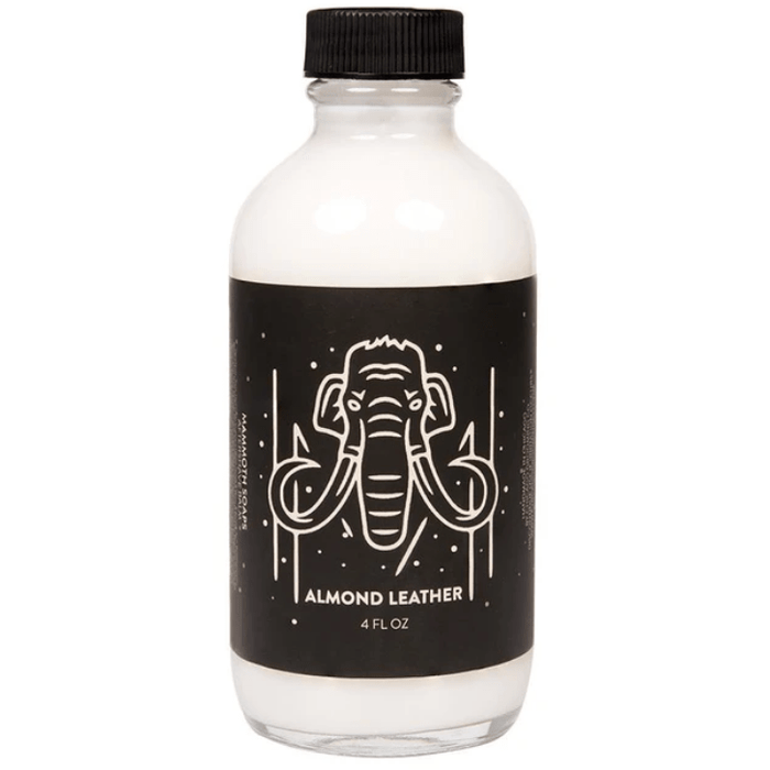 House of Mammoth Almond Leather Aftershave Splash 4 Fl Oz