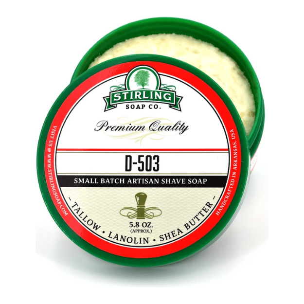 Stirling Soap Co. D-503 Shave Soap Jar 5.8 oz