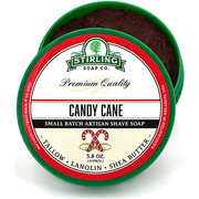 Stirling Soap Co Stirling Soap Co. Candy Cane Shaving Collection Shaving Set