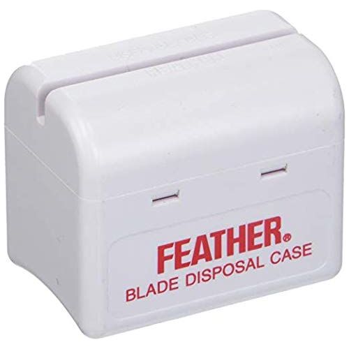 Feather Styling Razor Disposal Case Dispose Used Blades Safely