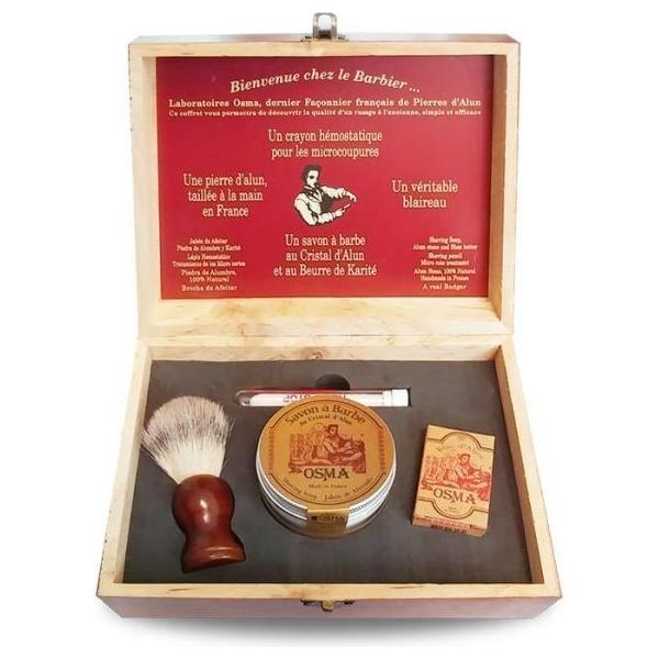 Osma Coffret de Rasage Shaving Gift Set with Decorative Gift (Open Box)