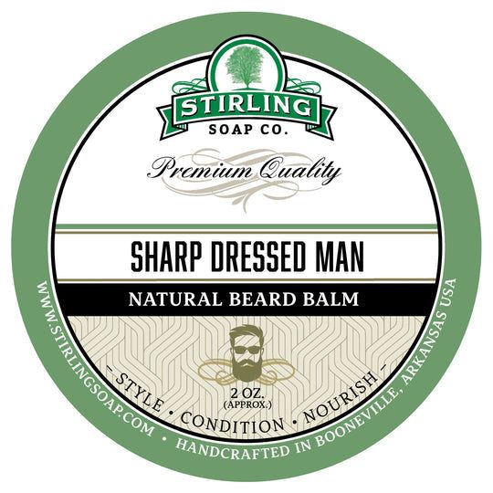 Stirling Soap Co. Sharp Dressed Man Natural Beard Balm 2 Oz