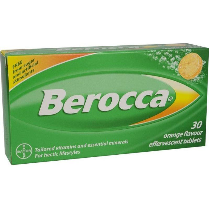 Berocca Energy Release Orange Flavor 30 Tablets