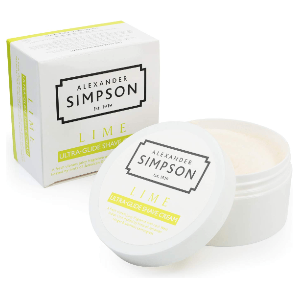 Simpsons Alexander Simpson Lime Ultra-glide Shaving Cream 180ml Shaving Cream
