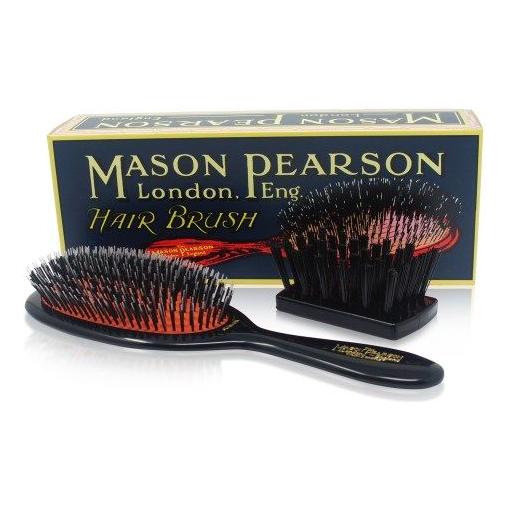 Mason Pearson Junior Bristle & Nylon Hair Brush Medium - BN2 Dark Ruby