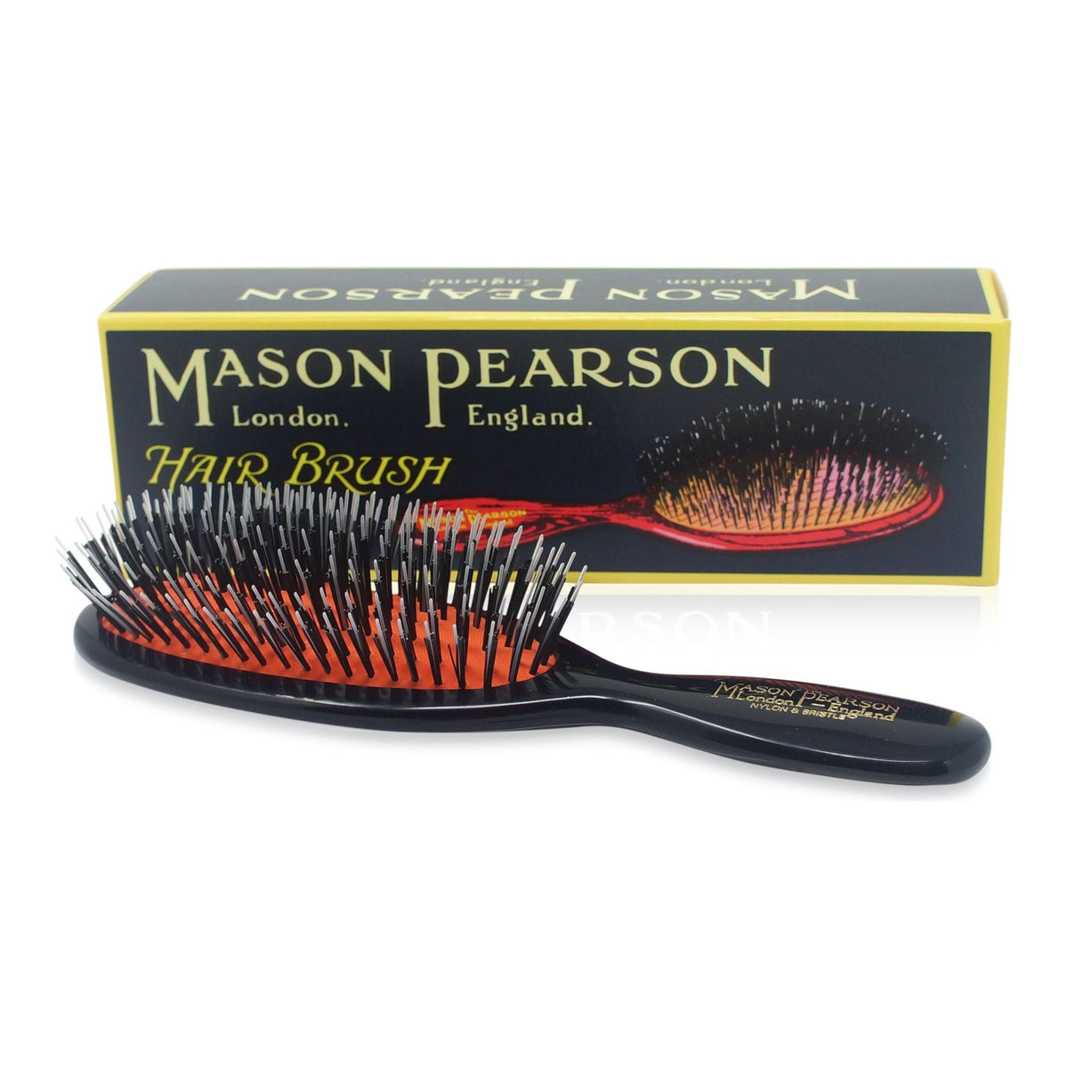 Mason Pearson Boar Pocket Bristle & Nylon Brush- BN4 Dark Ruby — Pasteur  Pharmacy