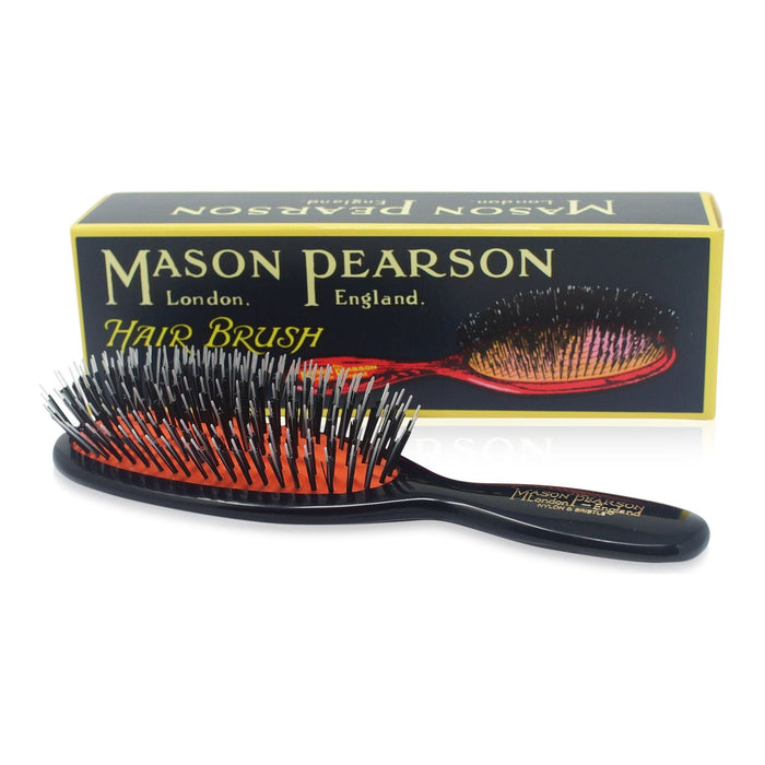 Mason Pearson Handy Bristle & Nylon Hair Brush (BN3) Dark Ruby