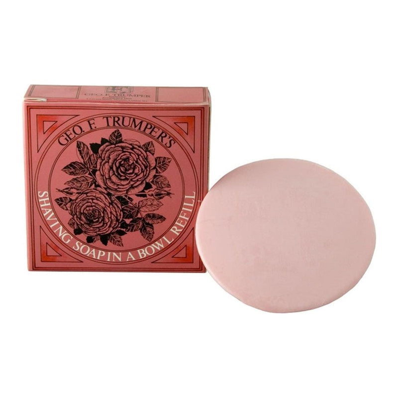 Geo. F. Trumper Geo. F. Trumper Rose Hard Shaving Soap in Wooden Bowl 80g Shaving Soap