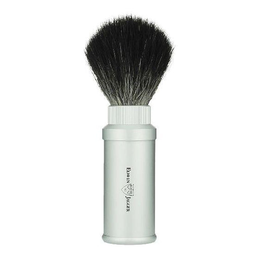 Edwin Jagger Synthetic Travel Shaving Brush Silver 21M530