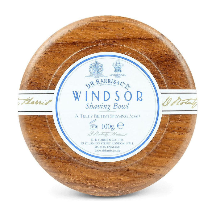 D. R. Harris & Co Windsor Shaving soap in Mahogany Bowl 100g