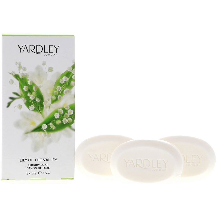 Yardley Yardley Lily of The Valley Soap Set 3 x 3.5oz Bar Soap