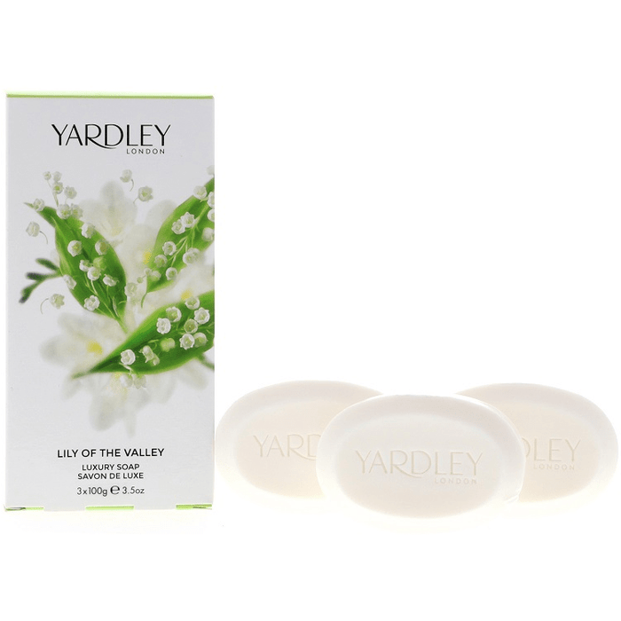 Yardley Lily of The Valley Soap Set 3 x 3.5oz
