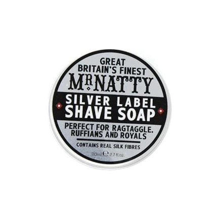 Mr. Natty Natty's Silver Label Shave Soap 2.7 Oz