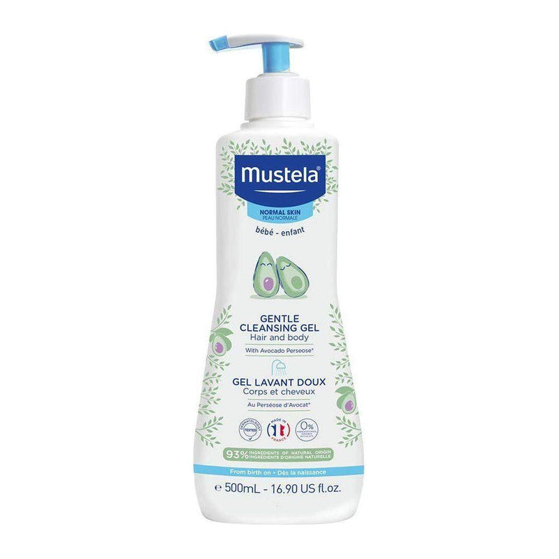 Mustela Mustela 2-in-1 Cleansing Gel Baby Body Wash and Baby Shampoo - 6.76 fl oz Baby Body Wash and Shampoo